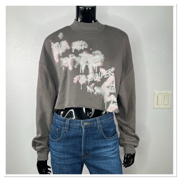 Divided H & M Cropped Women’s Sweater Sz XL NWT - Picture 1 of 10